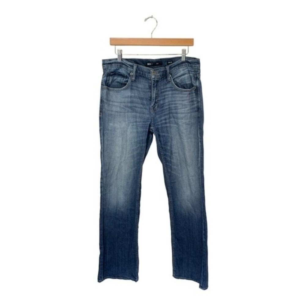 BKE | Jake Whiskered Denim Blue Jeans 33X34